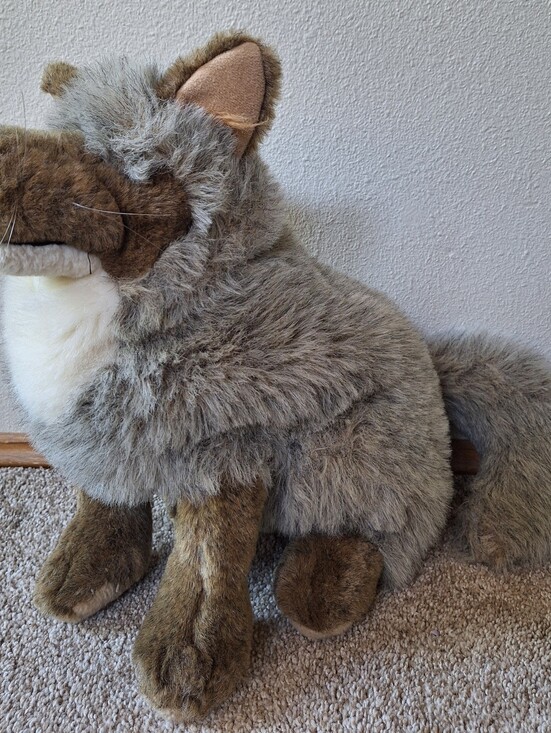 Folkmanis Puppets Other - Folkmanis Coyote - Large Full Body Plush 18" Tall Hand Puppet Woodlands Play